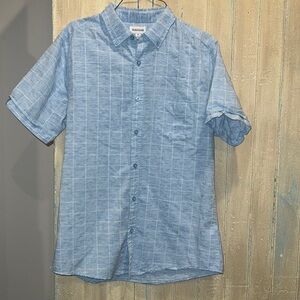 Haggar | Men's Button Up | Size Med | Light Blue | Thin